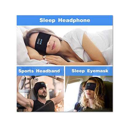  Wireless Music Eye Mask Bluetooth-Compatible Sleeping Earphone to sleep with a sof musik