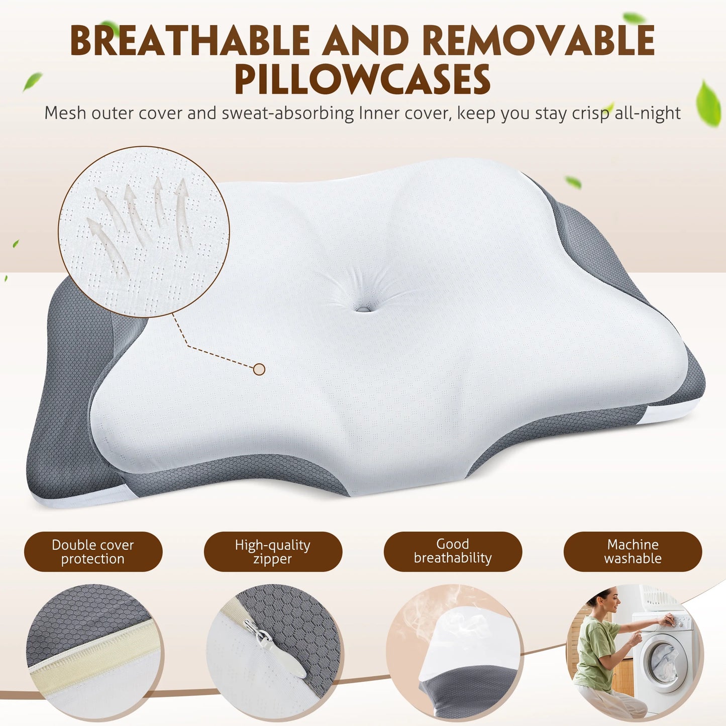 Cervical Pillow Bed that Release all the Stress from your Neck