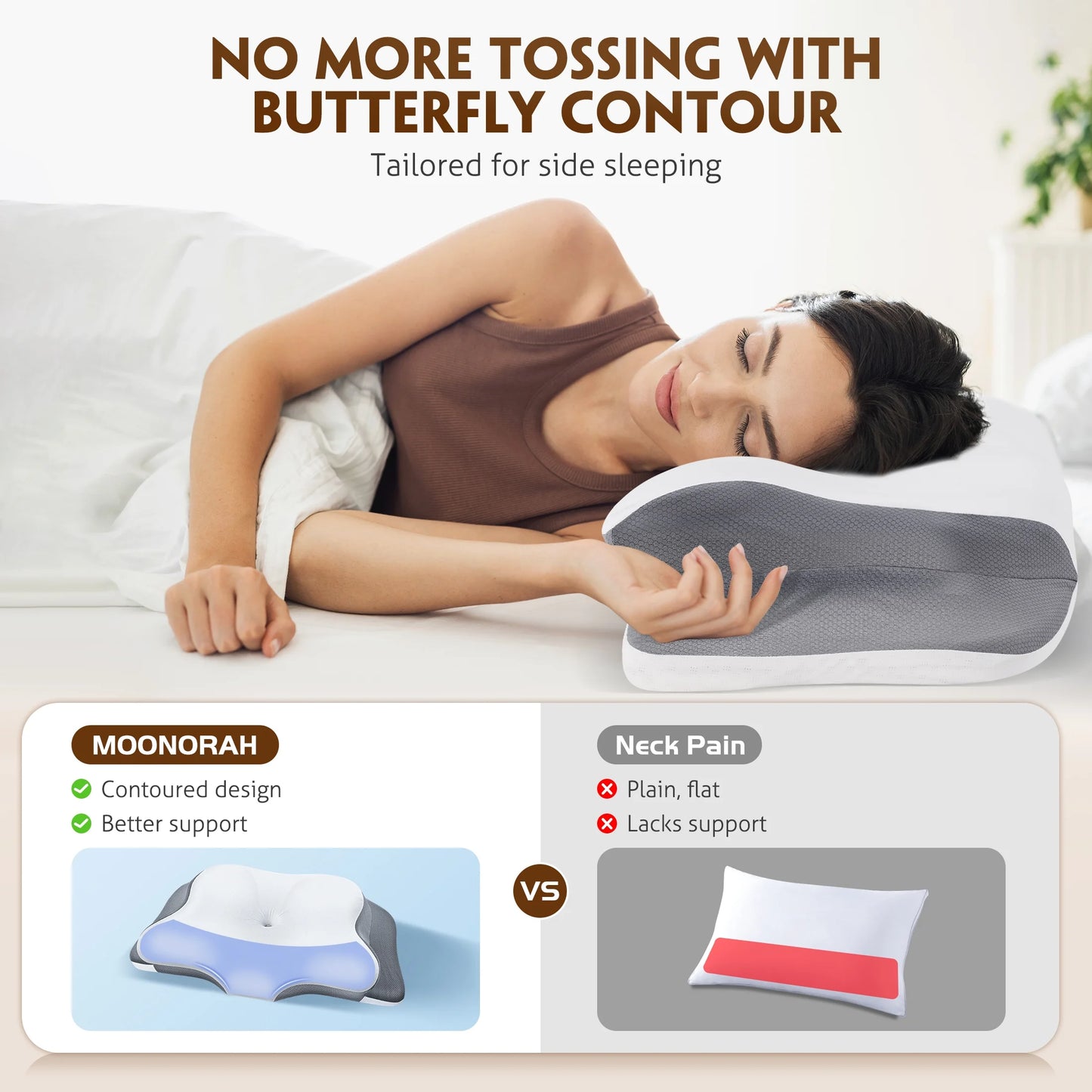 Cervical Pillow Bed that Release all the Stress from your Neck